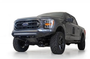 Ford F-150 Bumper - Front - Addictive Desert Designs - Stealth Fighter - Hammer Black - `21-`27 Ford F-150 Bumper - Front - Addictive Desert Designs - Stealth Fighter - Hammer Black - `21-`27